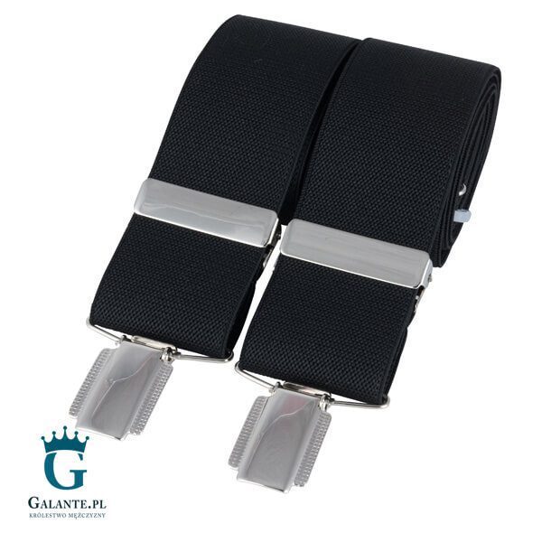 Szelki do spodni Czarne BR-001