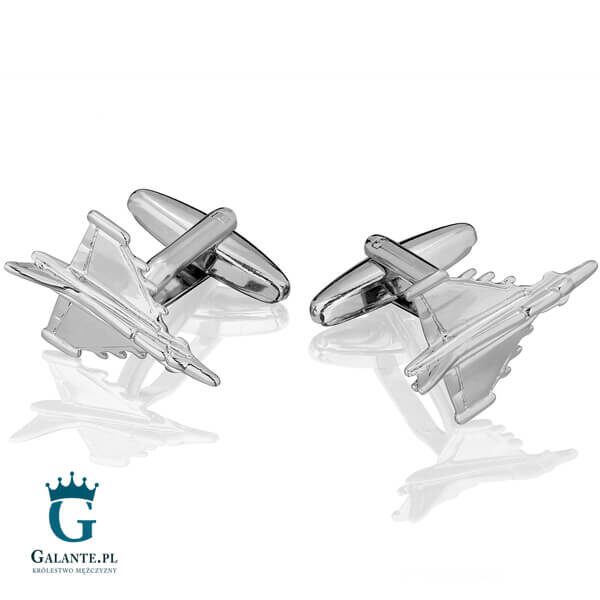 Spinki do mankietów X2 Samolot Eurofighter