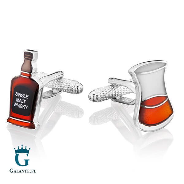 Spinki do mankietów dla Konesera Whisky KC-1097
