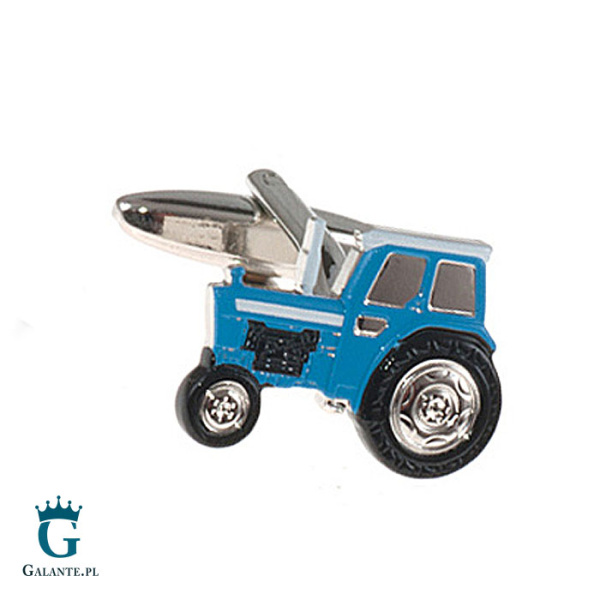 Spinki do mankietów Niebieski Traktor SD-1296