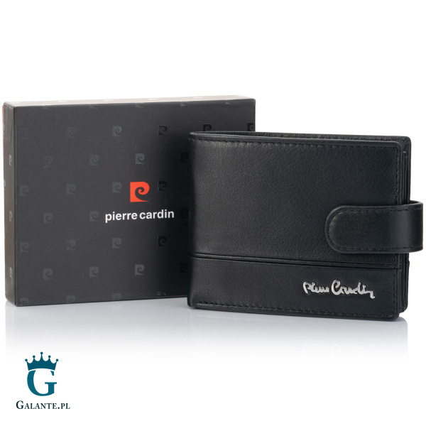 Portfel męski zapinany Pierre Cardin YS605 323A  czarny