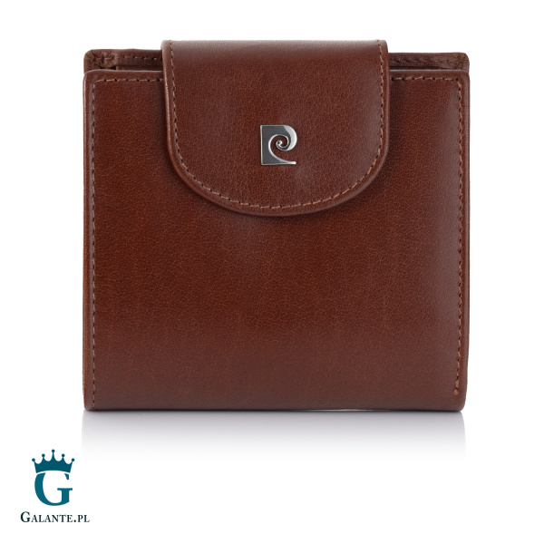 Brązowy portfel Pierre Cardin z zapięciem YS507.10 479