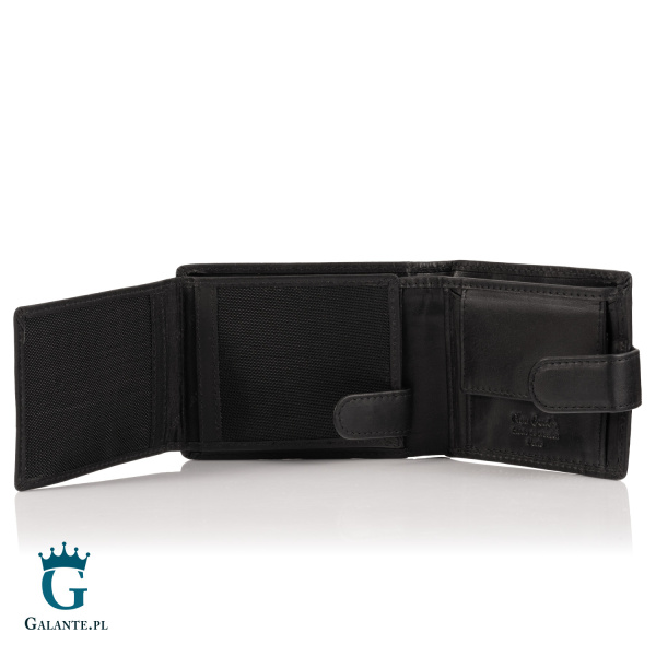 Mały Portfel męski zapinany na zatrzask Pierre Cardin 323A