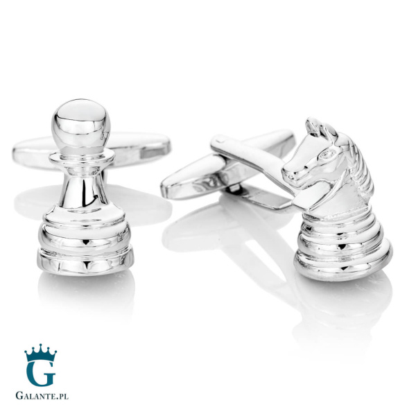 Spinki do mankietów Szachy X2 PSN137