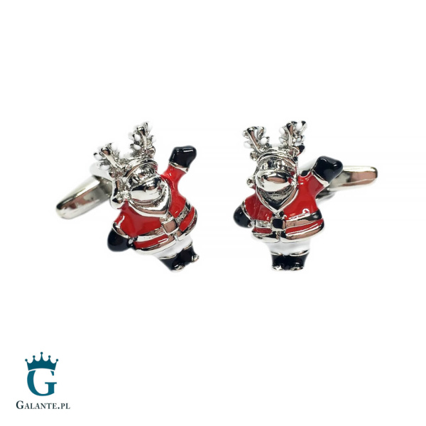 Spinki do mankietów x2 Reniferki