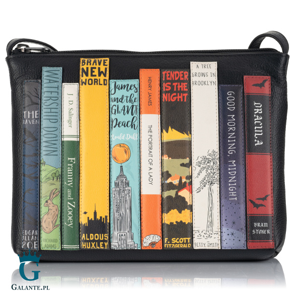 Mała czarna listonoszka damska Literatura Yoshi YB214