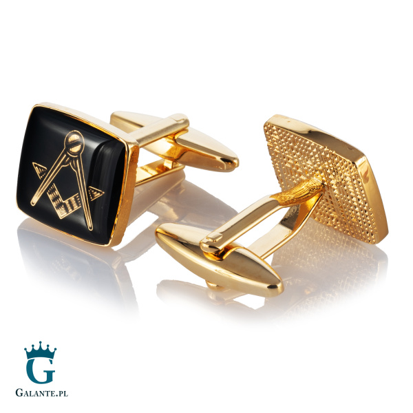 Spinki do mankietów Mason Black SD-2827