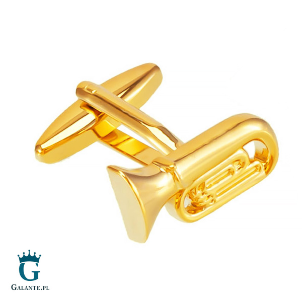 Spinki do mankietów Złota Tuba X2 AJ134
