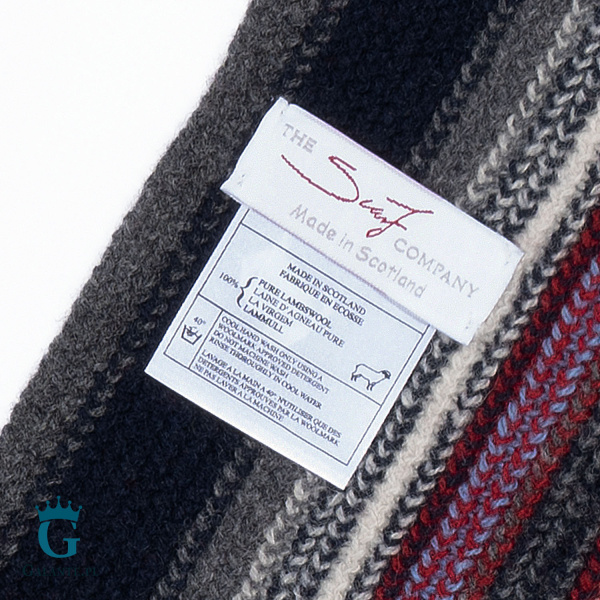 Wełniany szal w tonacji brązu SW-045