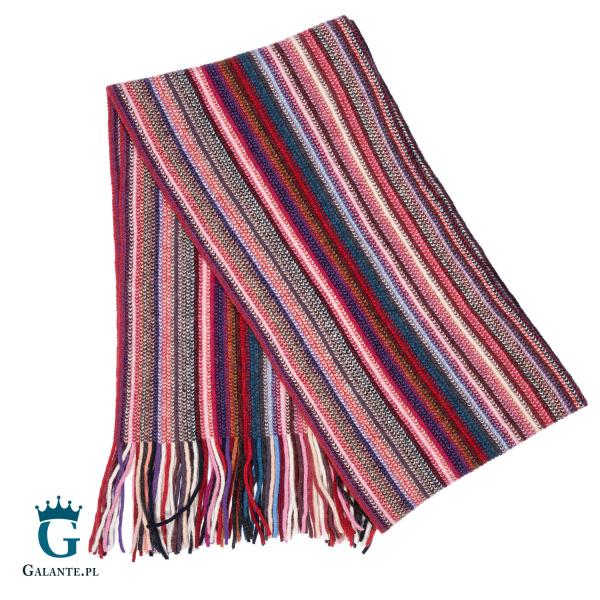 Kolorowy szal ze szkockiej wełny SW-003