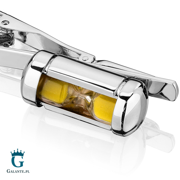 Mała spinka do krawata SK-1250 Klepsydra