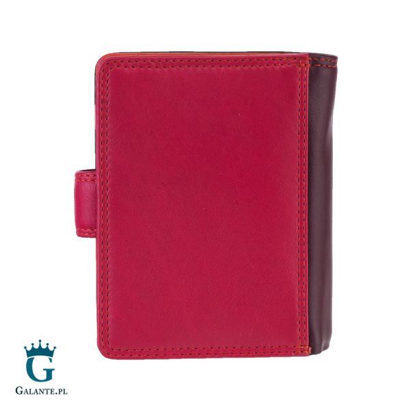 Kolorowy portfelik damski Visconti RB-40 RFID – śliwkowy