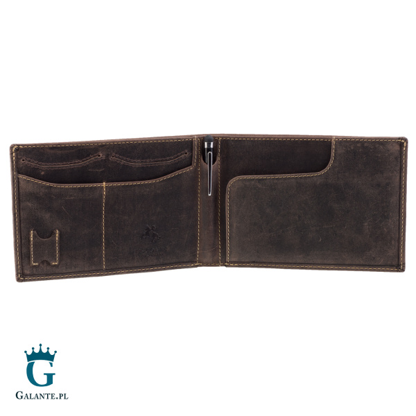 Skórzane etui podróżne Visconti V-726 ciemny brąz