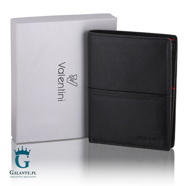 Portfel męski Valentini 154-467 Ferrari Red & Black