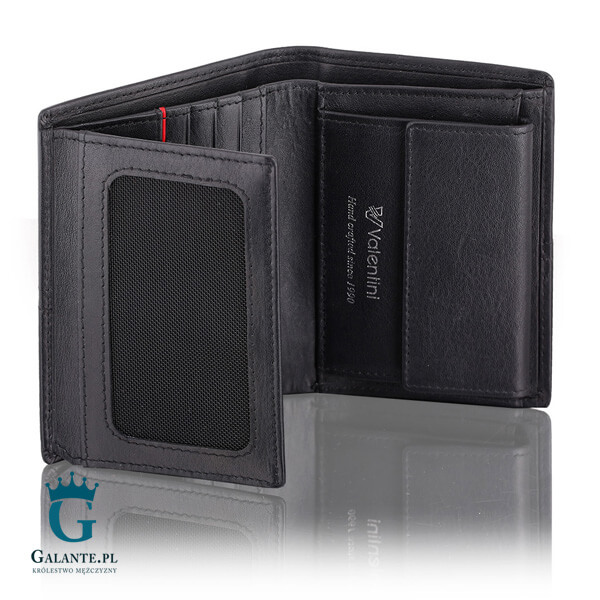 Portfel męski Valentini 154-266 Ferrari Red & Black