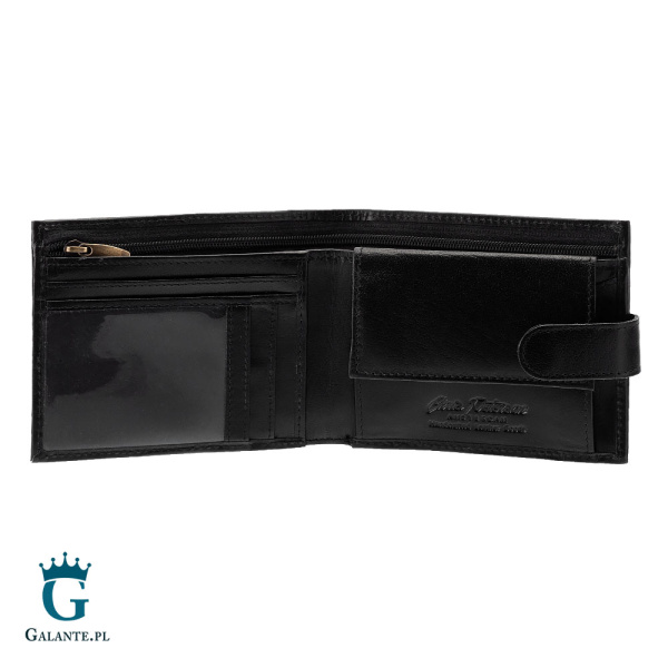 Zapinany portfel męski skórzany PETERSON 380Z RFID