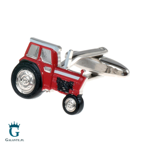 Spinki do mankietów Czerwony Traktor SD-1366