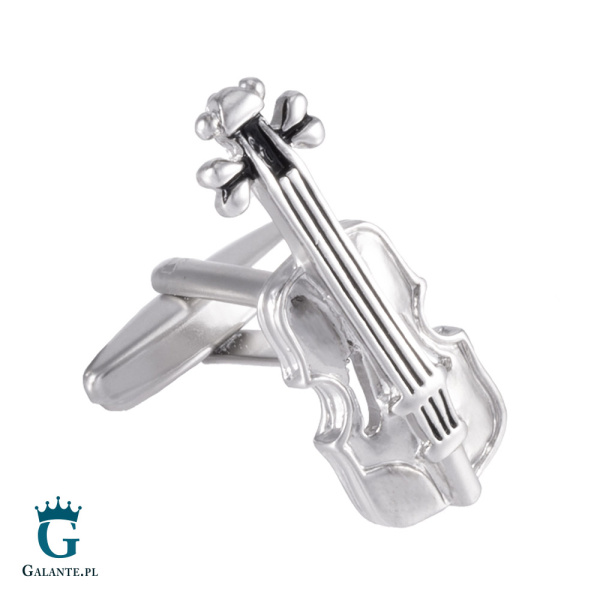 Spinki do mankietów Srebrne Skrzypce X2 PSN002