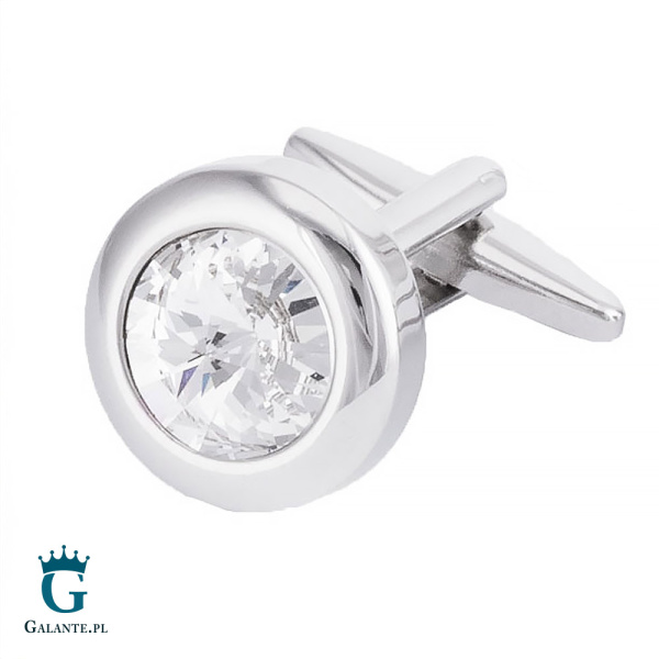 Spinki do mankietów z kryształem SL-10574