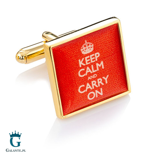 Spinki do mankietów Keep Calm PS-721A
