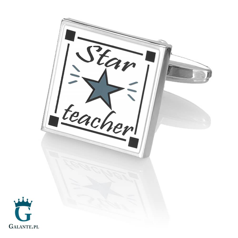 PS-672 Spinki do mankietów Dla Nauczyciela PS-672