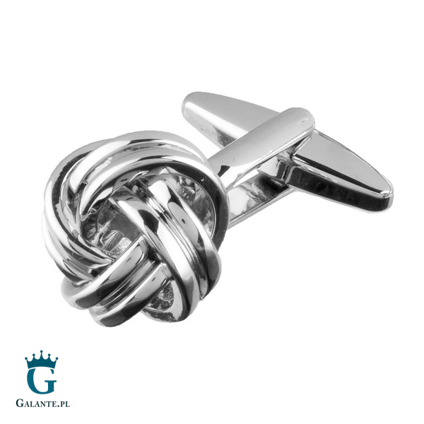 Spinki do mankietów Srebrne Węzełki SD-9034