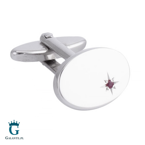 Spinki do mankietów z Rubinem SD-9026