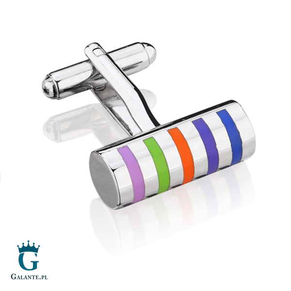 Kolorowe spinki do mankietów PS-441