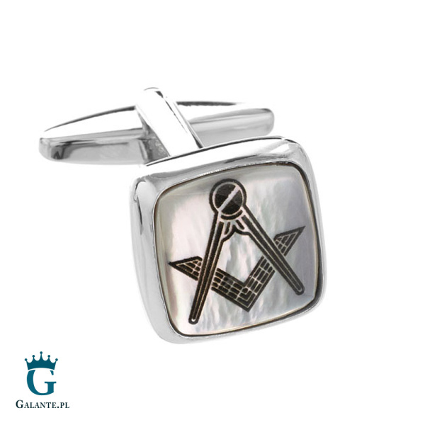 Spinki do mankietów Mason Pearl SD-2835