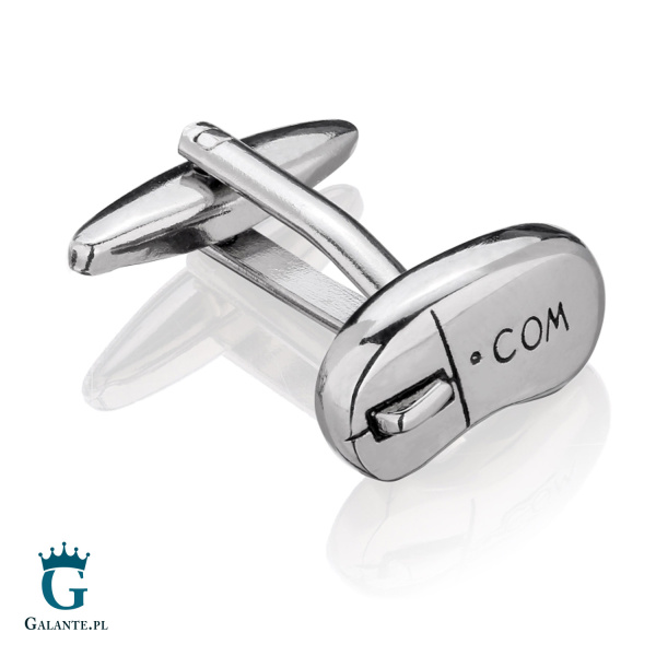 Spinki do mankietów Myszka komputerowa PS-244