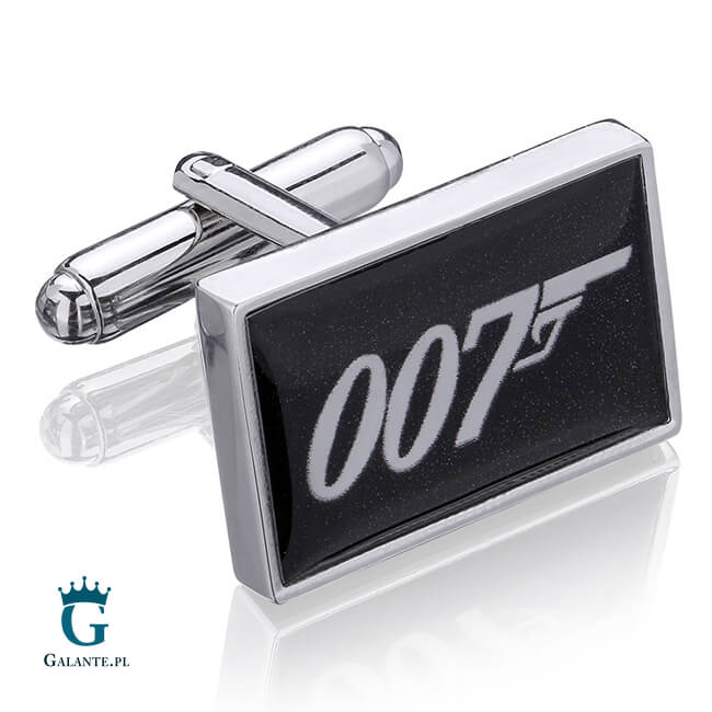 PS-184B Spinki do mankietów 007 James Bond