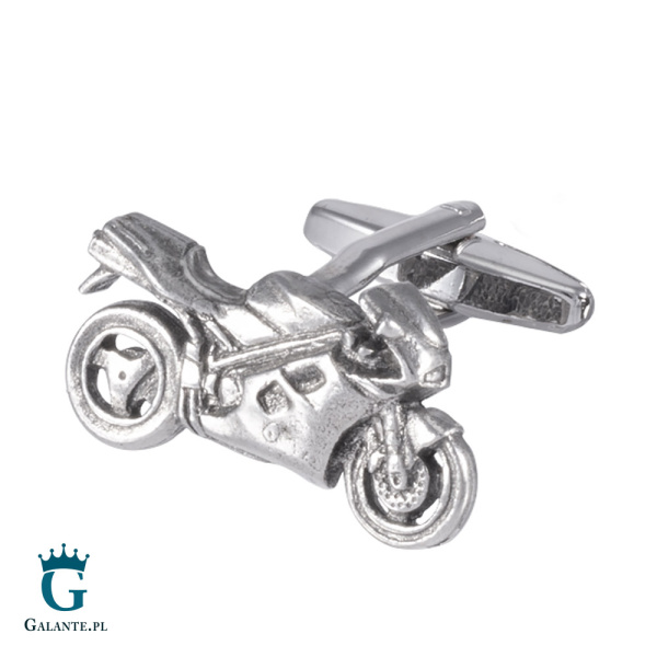 Spinki do mankietów Motocykl Wyścigowy X2 WCL059