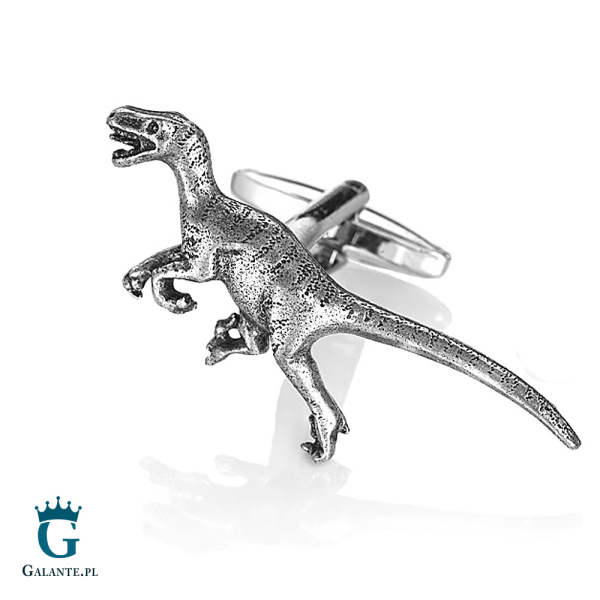 Spinki do mankietów X2 Dinozaur Welociraptor