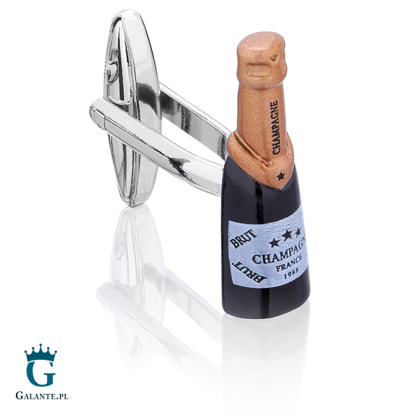 Spinki do mankietów Szampan UE-00740
