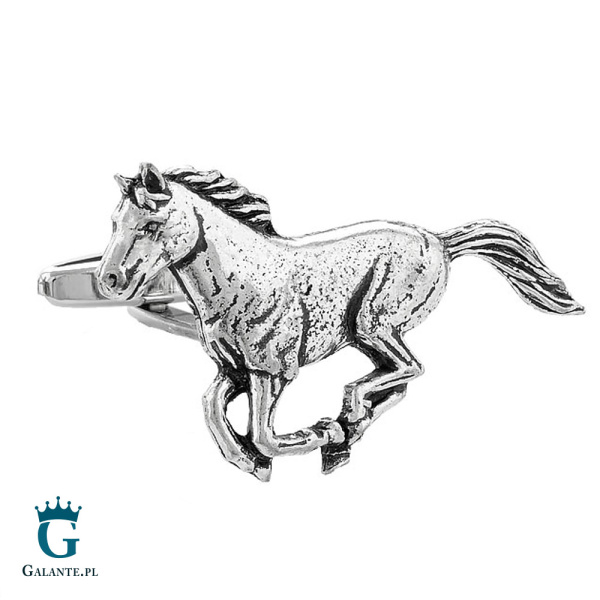 Spinki do mankietów Konie w galopie X2 TSBCA19