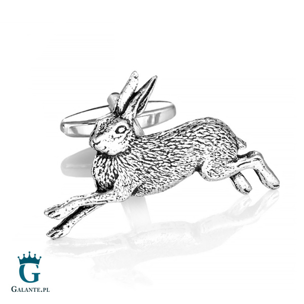 Spinki do mankietów Zając X2 TSBCA02