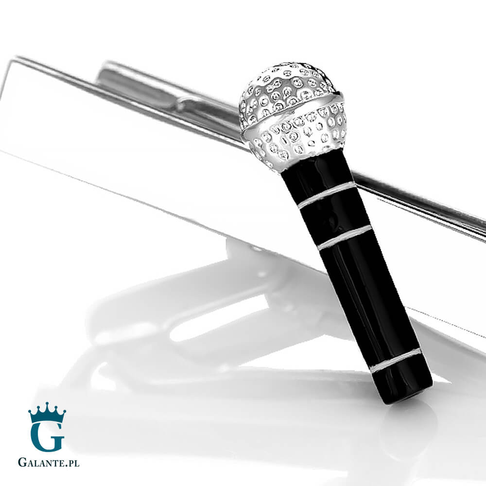 T129 Spinka do krawata Mikrofon X2 T129