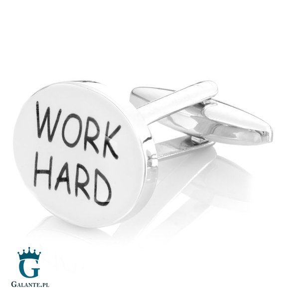 Spinki do mankietów X2 Pracuj i Baw się!