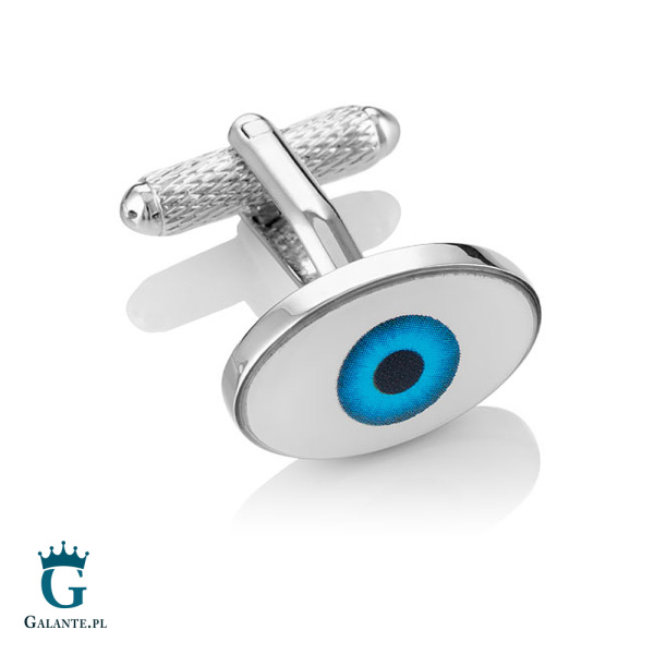 Spinki do mankietów Gałka Oczna KC-1166 Onyx Art London