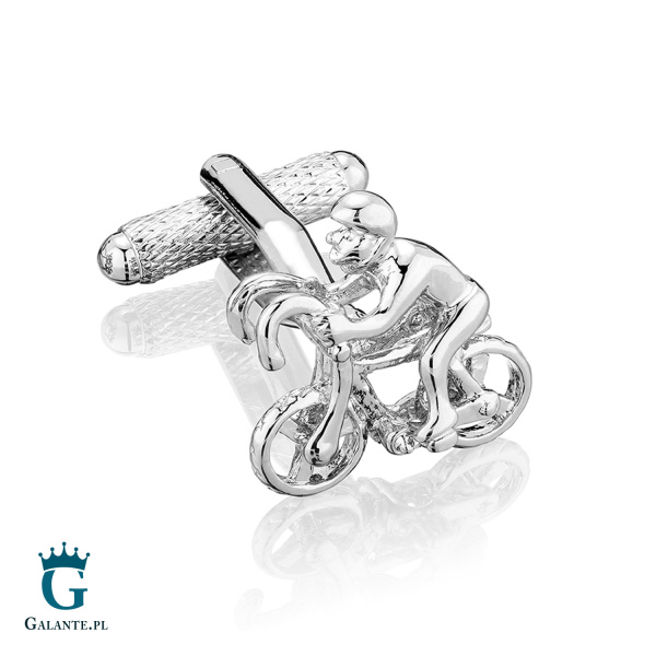 Spinki do mankietów Rowerzysta – Kolarz X2 N014