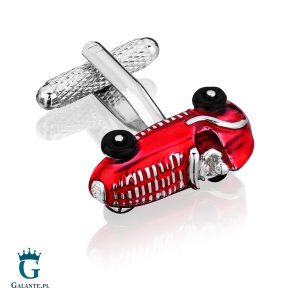 Spinki do mankietów Samochody Retro Formuła F1 KC-1046 Onyx-Art London