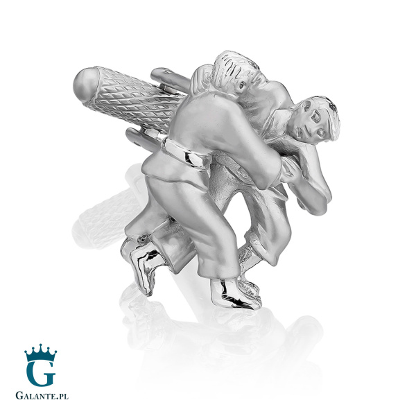 Spinki do mankietów Judo KC-700 Onyx Art London