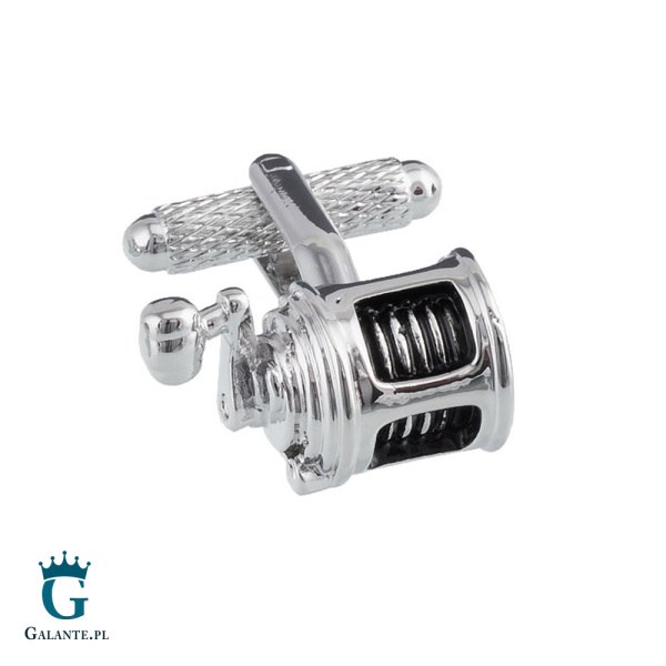 Spinki do mankietów Kołowrotek dla Wędkarza KC-302A