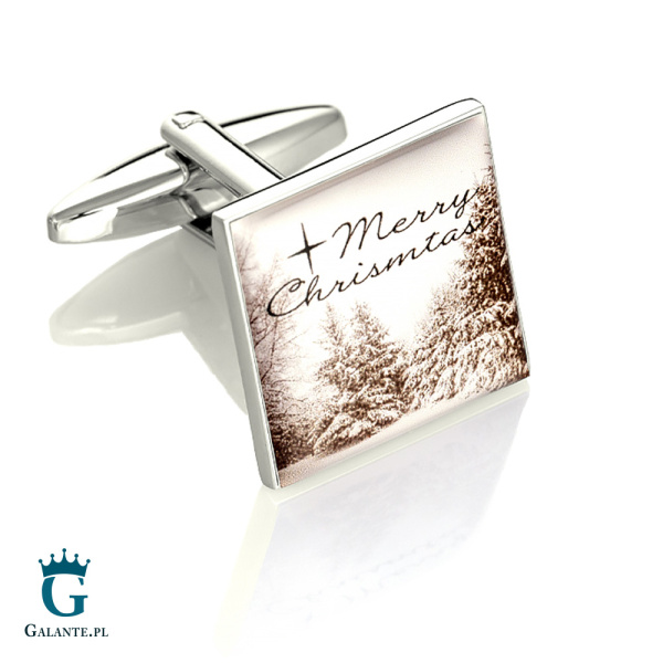 Spinki do mankietów Boże Narodzenie X2 BOCS342