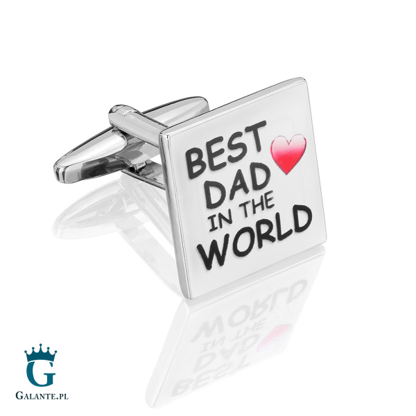 Spinki do mankietów X2 Najlepszy Tata