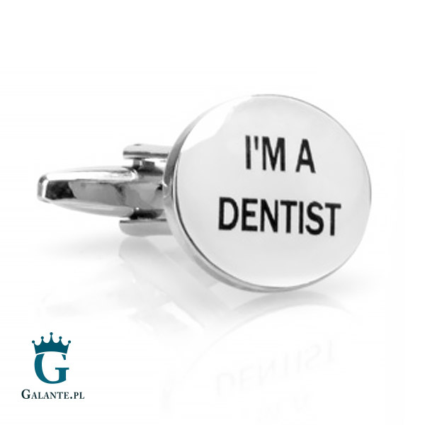 Spinki do mankietów X2 Zaufaj Dentyście!