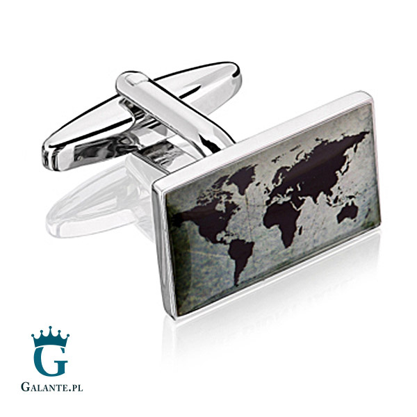 Spinki do mankietów X2 Mapa