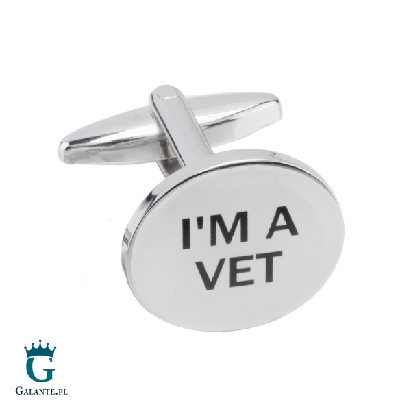 Spinki do mankietów Dla Weterynarza X2 BOCO028