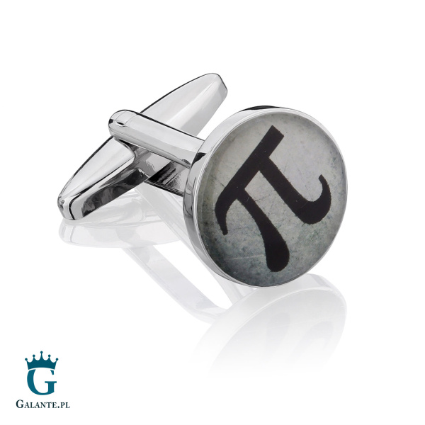 Spinki do mankietów Matematyka Liczba Pi X2 BOC163