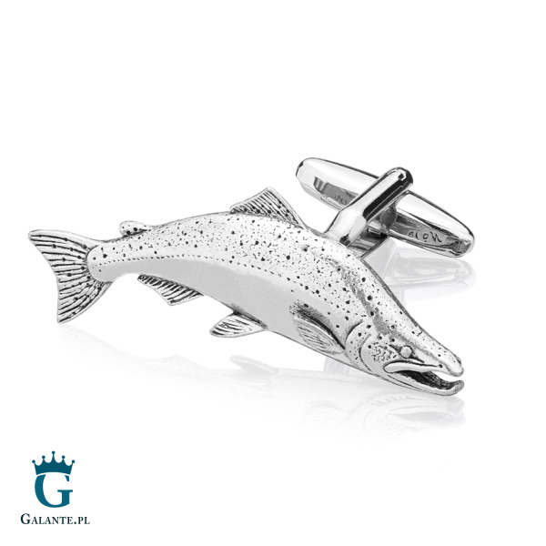 Spinki do mankietów X2 Ryba Łosoś